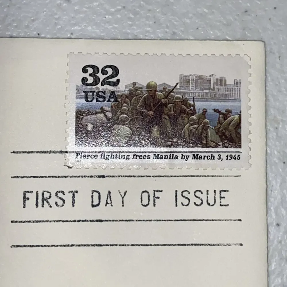 1995 World War II 2 1945: Victory At Last Stamped Envelopes Lot‎ Of 3 32c Stamps